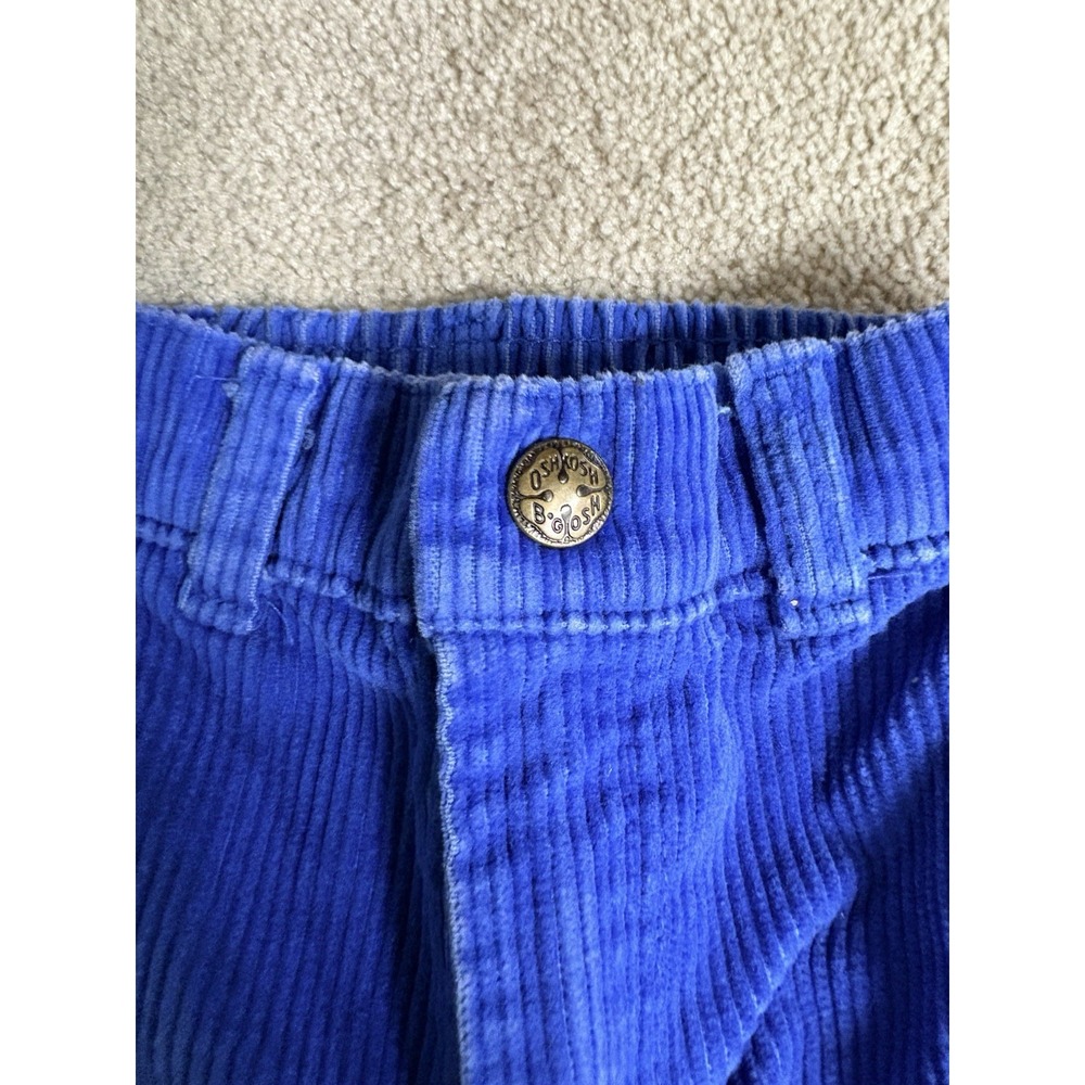 VTG OshKosh B'gosh boys size 2T blue Corduroy Pant‎ - Picture 2 of 7